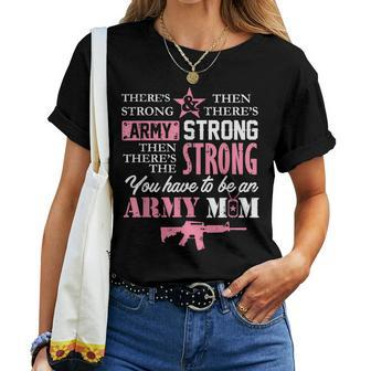 Proud Army Mom Proud Military Mommy Women T-shirt | Mazezy