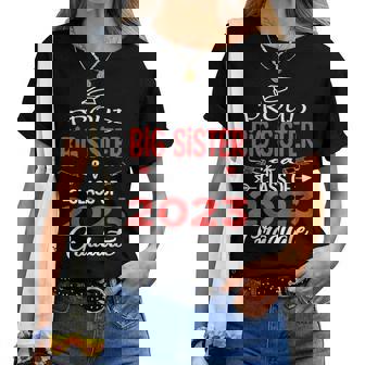 Proud Big Sister Of A Class Of 2023 Graduate Senior 23 Girls Women T-shirt | Mazezy