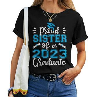 Proud Sister Of 2023 Graduate Family Graduation Women T-shirt | Mazezy