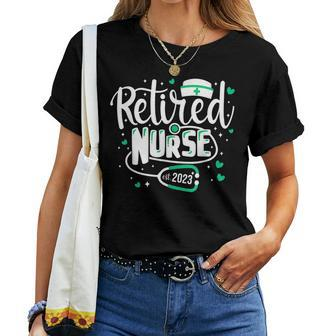 Retirement Gifts For Nurse 2023 Nursing Retired Nurse 2023 V2 Women T-shirt - Seseable