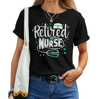 Retirement For Nurse Women Nursing Retired 2023 Nurse Women T-shirt | Mazezy