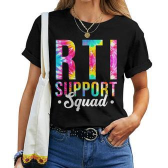 Rti Support Squad Intervention Teacher Reading Writing Math Women T-shirt | Mazezy