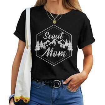 Scout Mom Proud Mother Scouting Women T-shirt - Thegiftio UK