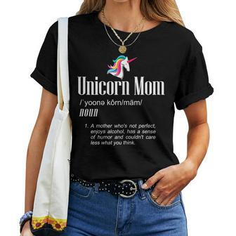 Shirts- Unicorn Mom Tshirt Women T-shirt | Mazezy