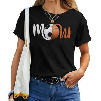 Soccer Basketball Mom Of Player For Women T-shirt | Mazezy