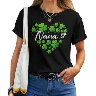 St Patricks Day Nana Shirt For Women Nana For Grandma Women T-shirt | Mazezy