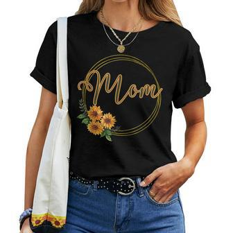 Sunflower Graphic For Mom Women T-shirt | Mazezy