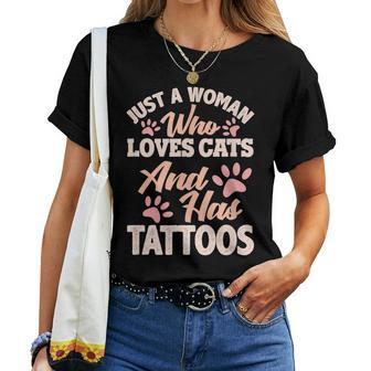 Tattooed Mom Shirt Day Awesome Fit Woman Love Cat Women T-shirt | Mazezy