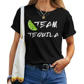 Team Tequila Lime Lemon Cocktail Squad Drink Group Women T-shirt Casual Daily Basic Unisex Tee | Mazezy