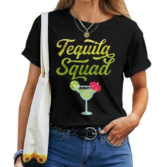 Tequila Squad Novelty Women T-shirt | Mazezy