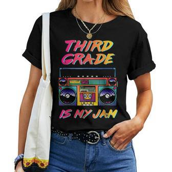 Third Grade Teacher Retro 80S 90S Back To School Women T-shirt - Seseable
