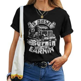 Trucker Men Women Big Rig Trucking Truckin Road Lorry Women T-shirt | Mazezy