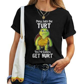 Turtle For Men Women & Kids Fun Tortoise Turtles Women T-shirt | Mazezy