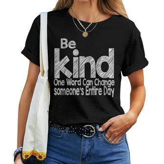 Unity Day Orange No Bullies Bullying Kindness Be Kind Women T-shirt