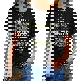 Vintage Proud Air Force Big Sister T Veteran Women T-shirt | Mazezy