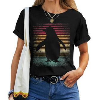 Vintage Retro Penguin 70S 80S Style Men Women Classic Gift Women T-shirt - Seseable