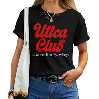 Womens Vintage Utica Club Vintage Beer Lover Women T-shirt | Mazezy