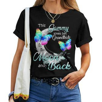 Women This Gammy Love Her Grandkids To The Moon And Back Women T-shirt - Seseable