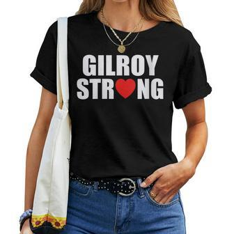 Womens Gilroy Strong Women T-shirt - Seseable