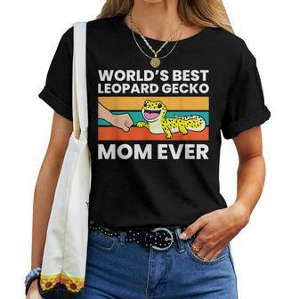 Worlds Best Leopard Gecko Mom Ever Women T-shirt - Seseable