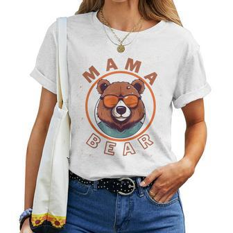 Cool Mama Bear Women Crewneck Short T-shirt - Thegiftio UK