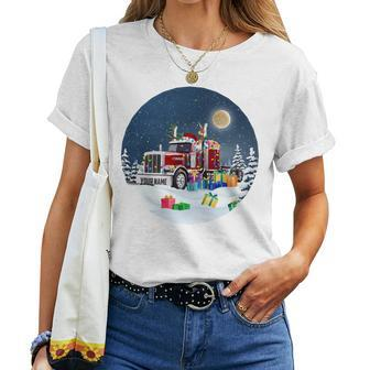 Gift For Trucker - Porcelain Ornament - Circle Women T-shirt - Seseable