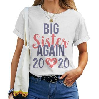 Kids Big Sister Again 2020 Women T-shirt | Mazezy