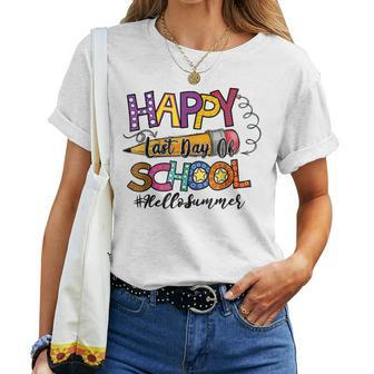 Last Day Of School For Teachers Student Kindergarten Summer Women T-shirt | Mazezy