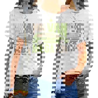 Mini Van Mega Fun Mom Dad T Women T-shirt | Mazezy