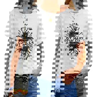 Mother Best Mom Ever Sunflower 291 Mom - Mens Standard Women T-shirt Casual Daily Crewneck Short Sleeve Graphic Basic Unisex Tee - Monsterry