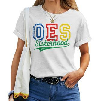Oes Sisterhood Order Of The Eastern Star Women T-shirt | Mazezy