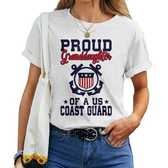 Proud Us Coast Guard Granddaughter Women T-shirt - Seseable