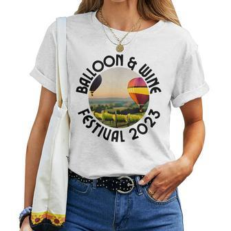 Temecula Valley Ballon And Wine Festival 2023 Women T-shirt | Mazezy