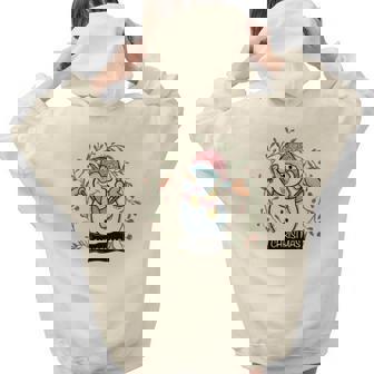 Cute Christmas Snowman Cheerful Aesthetic Words Graphic Back Print Hoodie Gift For Teen Girls - Thegiftio UK