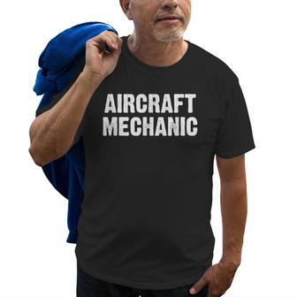Aircraft Mechanic Tools Funny Old Men T-shirt | Mazezy
