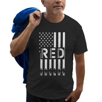 Army American Flag Red Friday Remember Everyone Deployed Old Men T-shirt