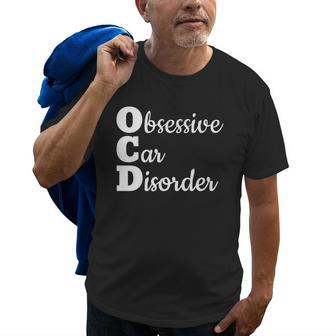 Auto Mechanic Obsessive Car Disorder Love Cars Old Men T-shirt | Mazezy