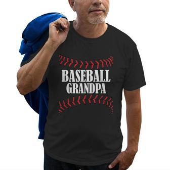 Baseball Grandpa Baseball Grandfather Old Men T-shirt | Mazezy