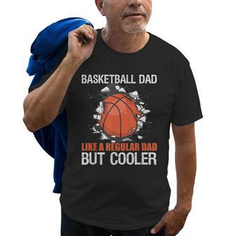 Bball Player Basketball Dad Old Men T-shirt | Mazezy