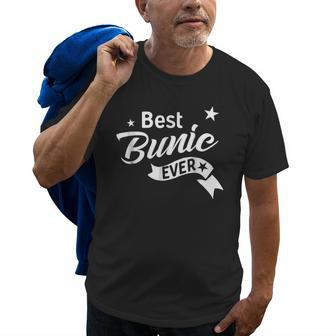 Best Bunic Ever Romanian Grandpa T Old Men T-shirt | Mazezy