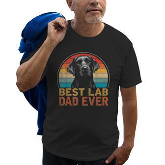 Best Lab Dad Ever Black Labrador Lover Fathers Day Gift For Mens Old Men T-shirt