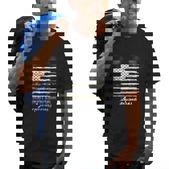 Burn Pit Exposure Awareness | Us Military Veteran Support Old Men T-shirt | Mazezy