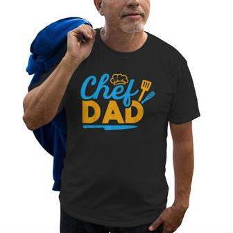Chef Dad Sous Chefs Culinary Kitchen Cooking Lovers Old Men T-shirt | Mazezy