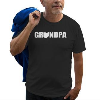 Cool Grandpa State Pride Ohio Gift Fathers Day Gift For Mens Old Men T-shirt | Mazezy UK