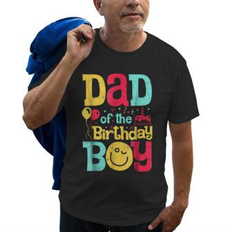 Dad Of The Birthday Boy T Father Dads Daddy Men Gifts Old Men T-shirt | Mazezy