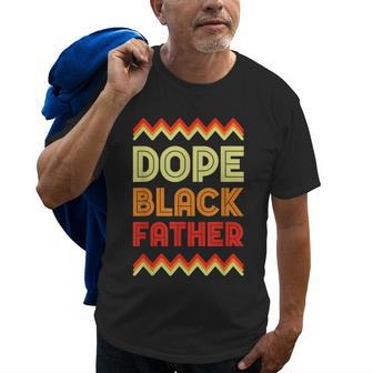 Father Dad Daddy Poppa Father´S Day Black Fatherhood Stepdad Gift For Mens Old Men T-shirt | Mazezy