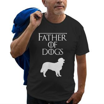 Father Of Dogs Cute Gifts For Dog Daddy Fathers Day Gift Old Men T-shirt | Mazezy DE