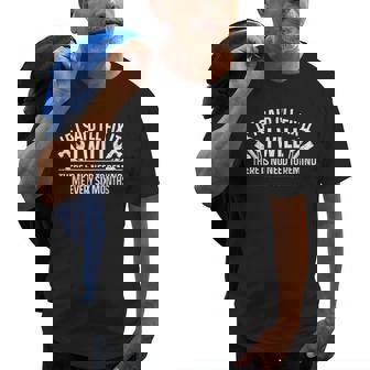 Funny Handyman For Men Dad Carpenter Plumber Electrician Diy Old Men T-shirt | Mazezy