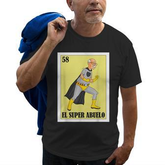Funny Mexican Design For Grandpa El Super Abuelo Old Men T-shirt | Mazezy