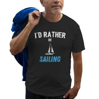 Funny Sailing Retirement Gifts For Men And Grandpa Old Men T-shirt | Mazezy